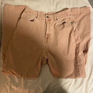 Pink corduroy American eagle jeans